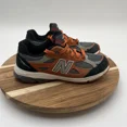 thumbnail image 1 of New Balance 990 Orange Gray Black Athletic Sneakers Shoes Size 6.5 US, 1 of 5