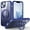 Blue, variant on TECH CIRCLE Case for iPhone 15 6.1" 2023 - Translucent Back Sturdy Rotating Kickstand Shell Cover Compatible with MagSafe with Phone Ring Holder, Blue