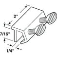 thumbnail image 2 of Prime-Line Products U 10679 Aluminum Finish, Sliding Door Lock with Double Screws, 2 of 2