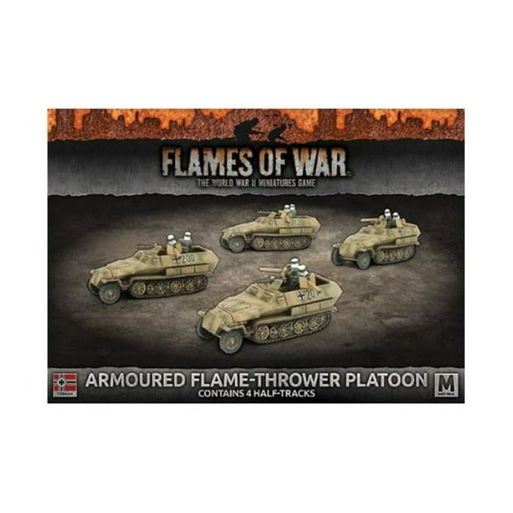 Battlefront Miniatures Sd Kfz 251 Armored Flame Thrower Platoon New
