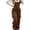 Brown, variant on Women's Casual Corduroy Overalls Jumpsuit Casual Fitted Straight Leg Work Bibs (Brown XL)