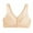 Womens Bras Beige, variant on Womens Everyday Bras, Front Closure Sports Bras for Women High Support Large Bust Supportive Sports Bra High Impact for Running S-4XL