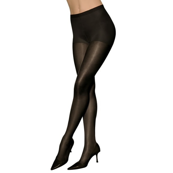 Hanes L'eggs Women's Medium Support Reinforced Toe Control Top Pantyhose, 2 Pair