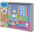 thumbnail image 5 of Peppa Pig, 5 Wood Puzzles Jigsaw Bundle with Tray, for Kids Ages 4 and up, 5 of 6