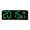 green, variant on Pekkaxy Digital Alarm Clock with Temperature & Date Display, 4-Level Brightness & Night Mode, Compact 9.44 x 3.54 x 1.18 in Clock for Bedside or Desk
