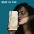 thumbnail image 5 of Decase Magnetic Case for iPhone XS/X,Compatible with Mag-safe,Military-Grade Protection,Slim Stylish Non-Yellowing Shockproof Case for iPhone XS/X,Clear Anti-Scratch Back Cover,Clear, 5 of 8