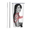 thumbnail image 1 of Vaso Selena de 20 oz, taza de viaje para automóvil con aislamiento al vacío de acero inoxidable, taza con pajita para bebidas calientes, té helado, café, 1 of 1