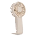 thumbnail image 3 of Mini ventilador de mano ventilador portátil plegable ventilador recargable USB para viajes de oficina en casa Beige, 3 of 10