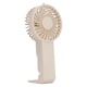 thumbnail image 3 of Mini ventilador de mano ventilador portátil plegable ventilador recargable USB para viajes de oficina en casa Beige, 3 of 10