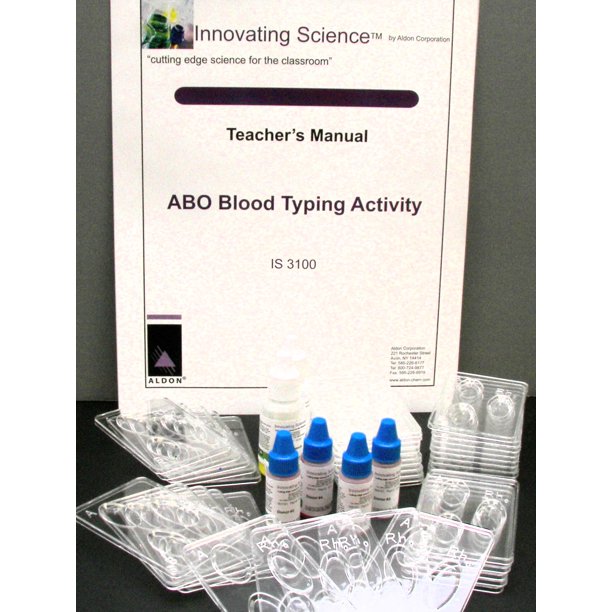Innovating Science Abo Blood Typing Kit Walmart Com Walmart Com