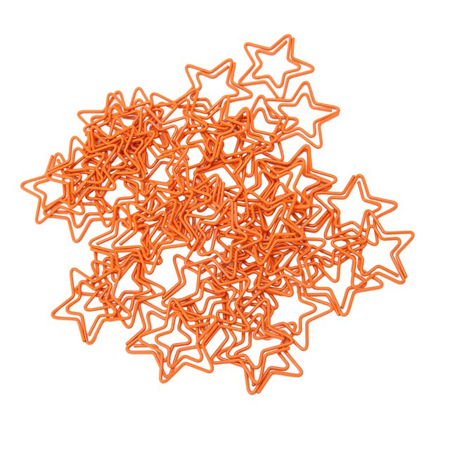 Paperclips de Fantaisie, Clips de Papier Cool Forte Forme d'Étoile de Serrage 50 Pièces pour le Bureau