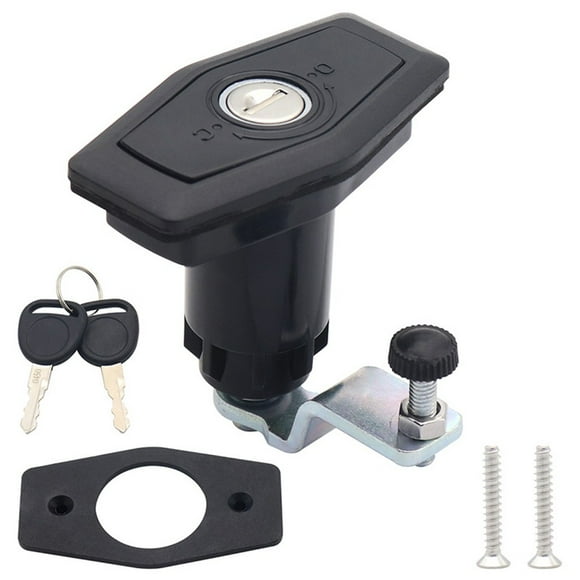 Door Lock with 2 Keys Compartment Door Cabinet Push Caravan Camper Door Lock