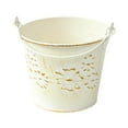 thumbnail image 1 of koolsoo Metal Hanging Flower Pot Multipurpose Rustic Plant Pot for Table Centerpiece Flower Pattern, 1 of 9