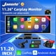 thumbnail image 2 of Cámara de tablero inalámbrica CarPlay y Android Auto de 11,26 pulgadas, DVR 4K, audio Bluetooth, navegación GPS, grabadora de video de doble lente para tablero, 2 of 5