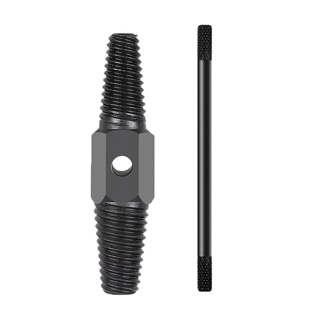 Screw Extractor Set Double Head Water Pipe Extractor Triangular Sliding Tooth Screw Removal Tool Hand Tap Set Broken Extractor Hand Tool Set