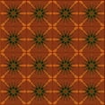 thumbnail image 1 of Ahgly Company Machine Washable Indoor Square Transitional Mahogany Brown Area Rugs, 8' Square, 1 of 7