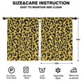 thumbnail image 2 of Blackout Kids Curtains,Leopard Print Childrens Insulated Curtains Set Of 2,Bedroom Essentials,Toddler Room Decor 42"x54"(106x137cm), 2 of 4