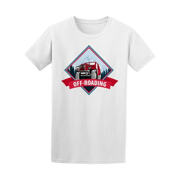 Car And Mountains Off Roading Tee Men's -Image by Shutterstock