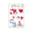 thumbnail image 2 of Make A Face Stickers Crystal Love Sticker Couple Confession Proposal Face Arm Sticker, 2 of 9