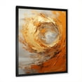 thumbnail image 3 of Designart "Spiraling In The Golden Gyre" Abstract Spirals Picture Framed Wall Art Living Room, 3 of 5