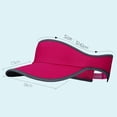 thumbnail image 2 of Fgnfyis Outdoor Tennis Sun Hats for Women Sports Hollow Breathable Summer Country Running Sun Hat Hot Pink, 2 of 4
