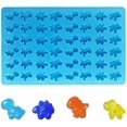 thumbnail image 5 of 3 Pack Silicone Chocolate Molds, Reusable Candy Baking Mold Ice Cube Trays Candies Making Supplies with 2 Droppers, Nonstick Silicone Gummy Molds Including Mini Dinosaur, Hearts, Bear Shape, 5 of 7