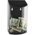 thumbnail image 2 of MCB - Rounded Acrylic Box - Charity Box - Donation Box - Collection Box - Tip Container - Kupat Tzedakah Black, 2 of 4