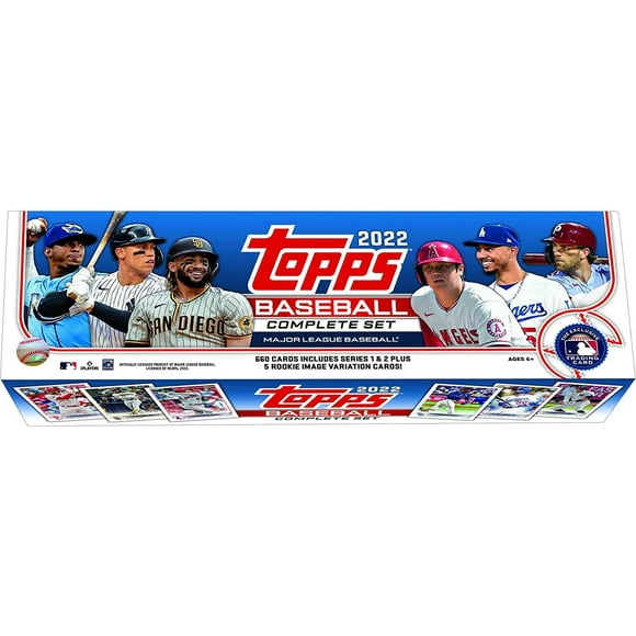 Juego completo de béisbol Topps 2022 sellado de fábrica al por menor, edición minorista.