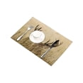 thumbnail image 3 of MKHERT Deer Wilderness Stag Countryside Rural Theme Placemats Table Mats for Dining Room Kitchen Table Decoration 12x18 inch,Set of 6, 3 of 4