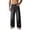 #Black, variant on Fanshiluo Men's Washed Wide Leg Jeans, Mid Rise Loose Fit Vintage Denim Trousers,L,Big and Tall Men