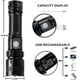 thumbnail image 2 of Rechargeable Led Flashlights, 3000 Lumen Zoomable Waterproof Flashlight With 26650 Batteries--, 2 of 4