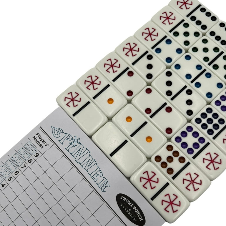 Front Porch Classics Spinner Domino Game Set photo 6