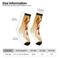 thumbnail image 5 of Yiaed Christmas Snowman Gift Print Great elasticity Crew Socks Sports socks for Men and Women, 5 of 5