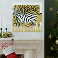 thumbnail image 6 of Gilded Zebra Splendor - Canvas, 6 of 10