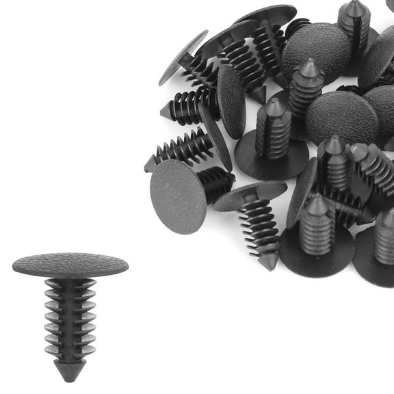 30pcs 9mm Hole Dia Plastic Bolt Rivet Fasteners Trim Panel Retainer Clips for GM