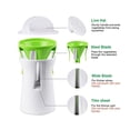 thumbnail image 3 of Green Vegetable Slicer For Quick Zoodles Spiral Cutter, Adjustable Salad Maker, Compact Design Handheld Spiralizer With Abs Stainless Steel Blades, Bpa-Free Non-Toxic Material For Low Carb Vegan Meals, 3 of 4