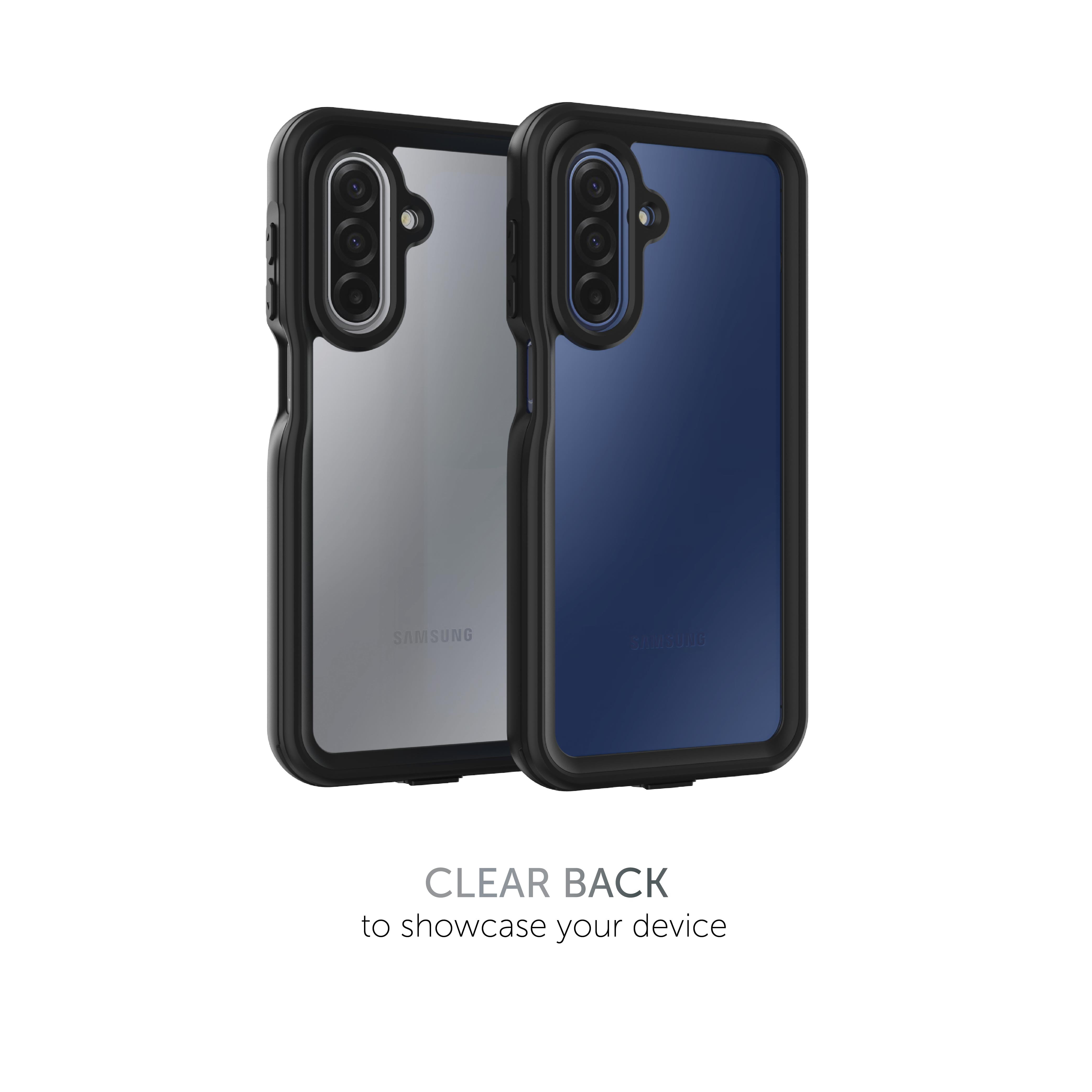 Body Glove Waterproof Tidal Phone Case for Samsung Galaxy A17 5G - Black/Clear