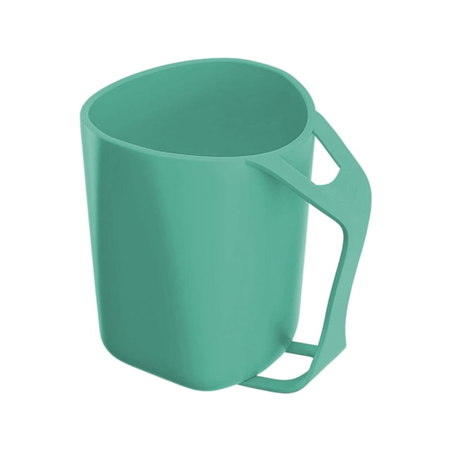 Btomtd Originalité Gobelet de Rince-Bouche pour Enfants Gobelet pour la Maison Couples Gobelet Scandinave Poignée Facile Gobelet à Boire Grande Valeur Colorée Lavage, Vert