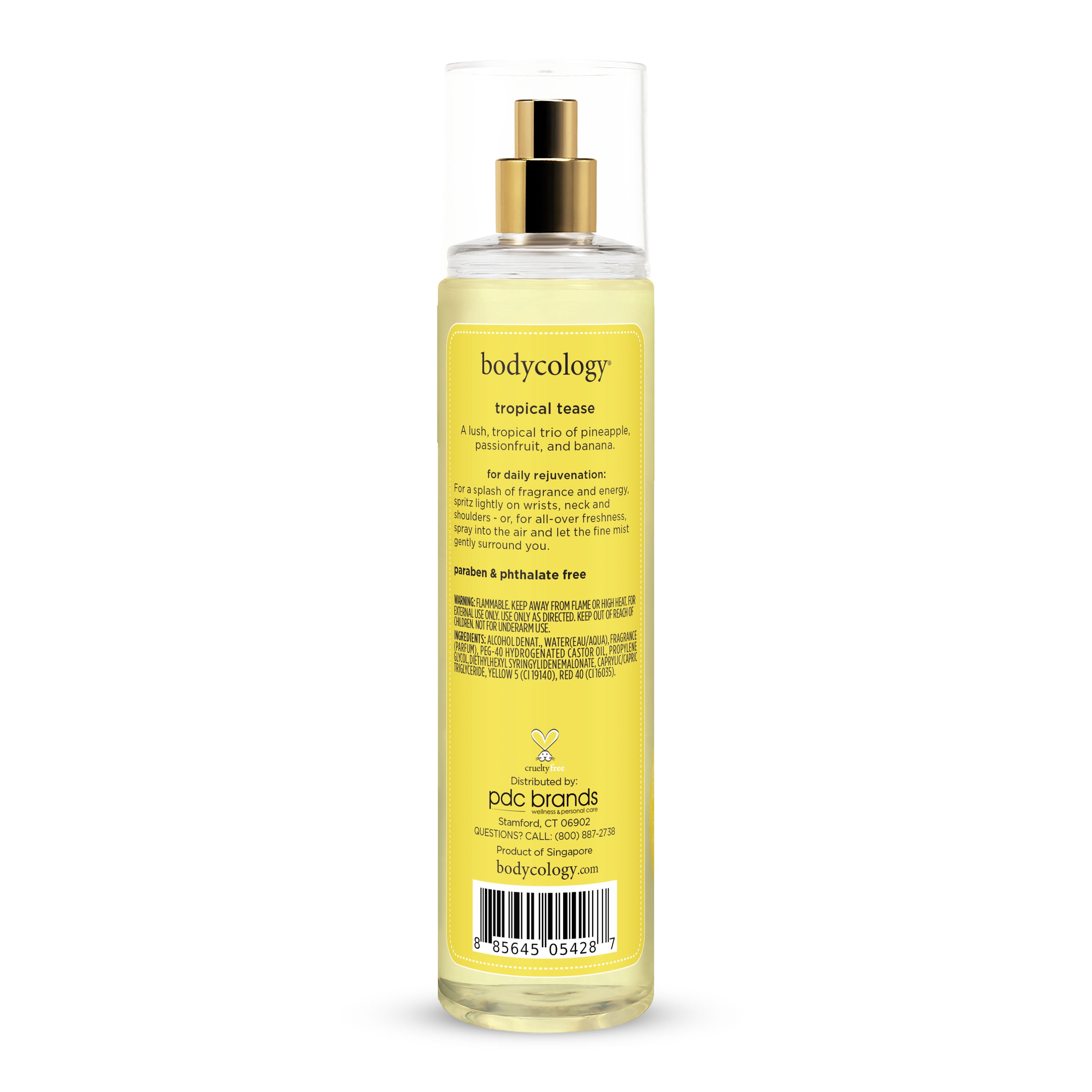 Bodycology Fragrance Body Mist, Tropical Tease, 8 fl oz