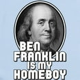 thumbnail image 2 of CafePress - Benjamin Franklin Is My Homeboy Infant Bodysuit - Baby Light Bodysuit, Size Newborn - 24 Months, 2 of 4