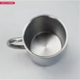 thumbnail image 3 of Double Wall Stainless Steel Mug, Insulated For Coffee, Tea, Hot Cold Drink, With Anti-Drop Design And Cover Lid, Eco Friendly, Dishwasher Safe, 8Oz, 3 of 5