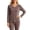 Coffee, variant on Women's Plus Size thermal Underwear Top Fleece Lined V Neck Long Sleeve Warm Base Layer Shirt Soft Comfy Cold Weather Top for Loungewear Daily Wear Red