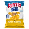 Ruffles Double Crunch Honey Mustard Flavored Potato Chips, 2 3/8 oz