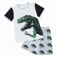 thumbnail image 6 of NOLDARES boys 2-piece Short Sleeve T-shirt and Shorts Set, Outdoor Collection(White,4-5 Years), 6 of 6