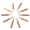 thumbnail image 3 of Pointes de fer à souder en cuivre sans plomb 900M-T, 10 pièces, pour stations de soudage 936, 937, 938, 969 et 8586, 3 of 4