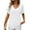 B514 White summer tops for women clearance under $5, variant on Ladies Plus Size Waffle Knit Tshirt Under $5 Summer V Neck Short Sleeve T-Shirts 2025 Vacation Black Tunic Tops Mothers Day Gift