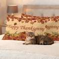 thumbnail image 3 of Orange Pumpkins Fall Outdoor Pillow Covers 20"x12" Set of 2,Waterproof Throw Pillow Covers for Patio Furniture,Thanksgiving Maple Leaf Vintage Decorative Cushion Pillowcases for Garden Couch Sofa, 3 of 9