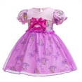 thumbnail image 3 of QEFJNO 1-6Y Princess Dress for Girls Birthday Gift Christmas Halloween Fancy Party Dress, 3 of 11