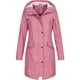thumbnail image 1 of Chaquetas y abrigos casuales con capucha de manga larga para mujer, chaqueta impermeable lisa para exteriores, impermeable con capucha de talla grande, chaqueta de nailon resistente al viento para muj, 1 of 3