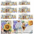 thumbnail image 3 of Welcome to Spring Window Valance for Kitchen, Watercolor Spring Dog Floral Butterfly Colorful Wood Grain Rod Pocket Short Curtain for Small Windows, Light Filtering Decorative Valance, 54 x 18 Inch, 3 of 9